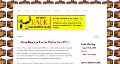 Desktop Screenshot of newmexicoradiocollectorsclub.com