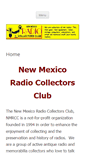 Mobile Screenshot of newmexicoradiocollectorsclub.com